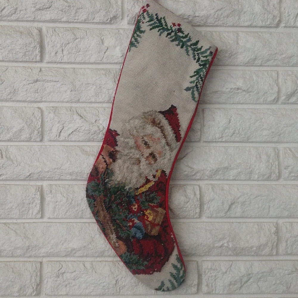 Festive Santa Christmas Stocking